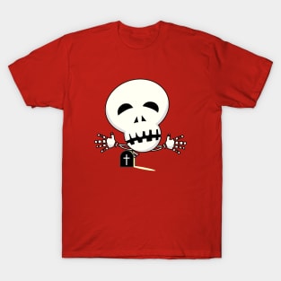 Funny halloween skeleton T-Shirt